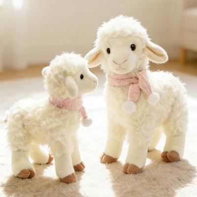 Yousheng Plush Sheep Toy Small Stuffed Animal Sheep Doll Cute Soft White Little Lamb Toy for Kids Boys Girls Birthday Home