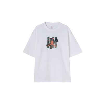 Undefeated X  Capsule Collection Logo Print Pullover Crew Neck T-Shirt Men Tops White DX4305-100