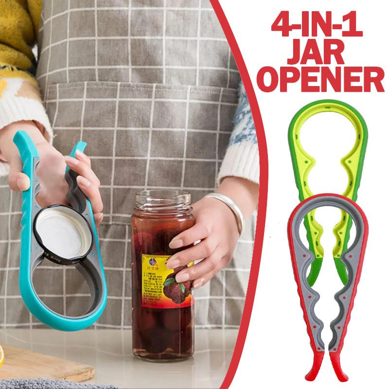 5 in 1 Multi Function Can Opener Bottle Opener For Weak Hands Kitchen Jar Opener Grippers for Opening Jar and Bottles YY027