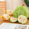 Detachable Durian Plush Keychain Collection Peeling Durian Plush Doll  Boys Girls