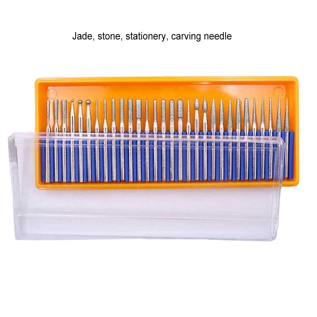 30Pcs Professional Grinding Head Carving Tools Wearable Wide Application Polishing Tool Engraving Accessory Polished
