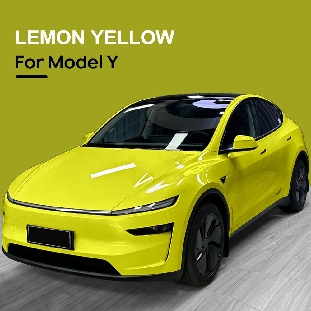Car Vinyl Film PET Wrap Film Air Release Waterproof Auto Body Decor Accessories For Tesla Model Y 2017-2025 Juniper 2025-2026