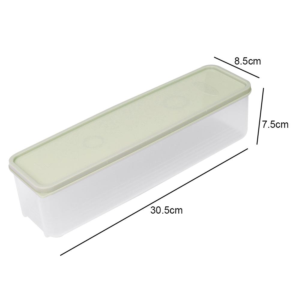 Noodle Spaghetti Container Refrigerator Cereal Preservation Storage Box with Cover Spaghetti Box Kitchen Food Grain Container