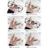 Anti-Blue Light Glasses Metal Square Eyewear Women Men Simple Luxury Eyeglasses Blue Light Blocking Man Lady Computer Eyeglas