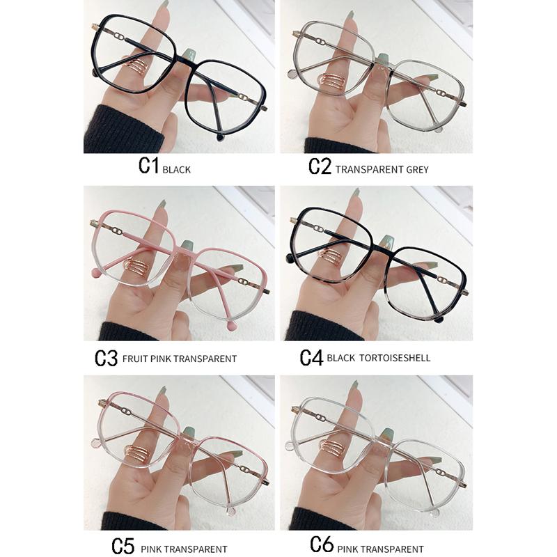 Anti-Blue Light Glasses Metal Square Eyewear Women Men Simple Luxury Eyeglasses Blue Light Blocking Man Lady Computer Eyeglas