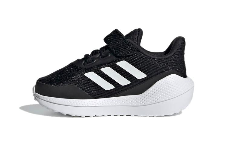 Adidas EQ21 Run El I Low top Toddler Shoes Black White Infant And Toddler FX2257 23.5