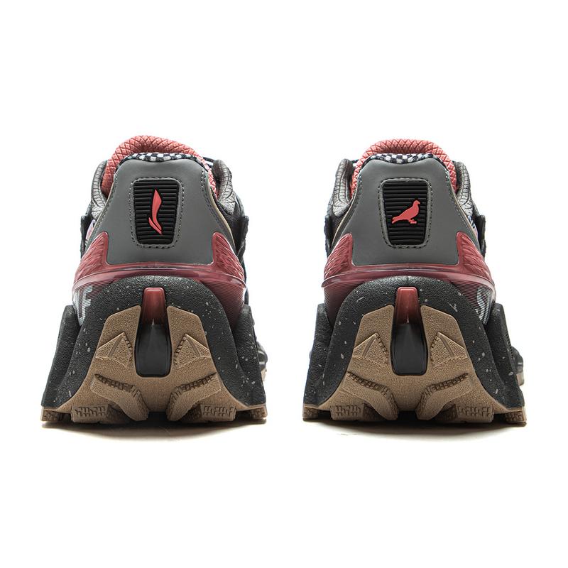 New Staple x LiNing Supportive And Elastic Low Top Casual Shoes Unisex Black AZGV151-13