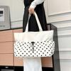 Women Polka Dot Tote Bag Spring Large Capacity Casual Underarm Casual and Simple Shoulder Bag High Appearance Commuting Bag