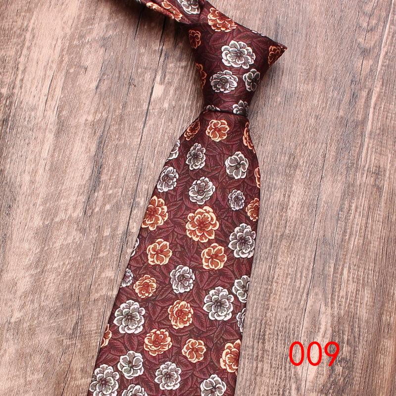 Rael 9Cm Business Casual Tie Men'S Printed Tie, Printed British Retro Tie