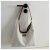 2024 Simple New Casual Winter Striped Nylon Stylish Large Capacity Single Shoulder Tote Bag Women