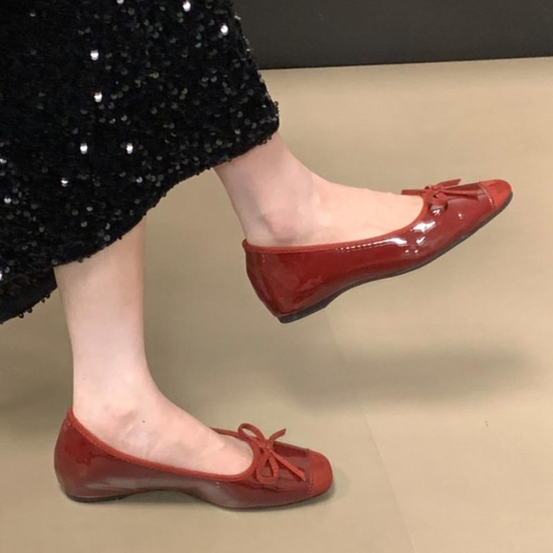 Fashion Bow Fashion Women Flats Marie Jane Shoes New Trend Shallow Sandals 2025 Summer Designer Casual Cozy Walking Loafers Shoes Mujer