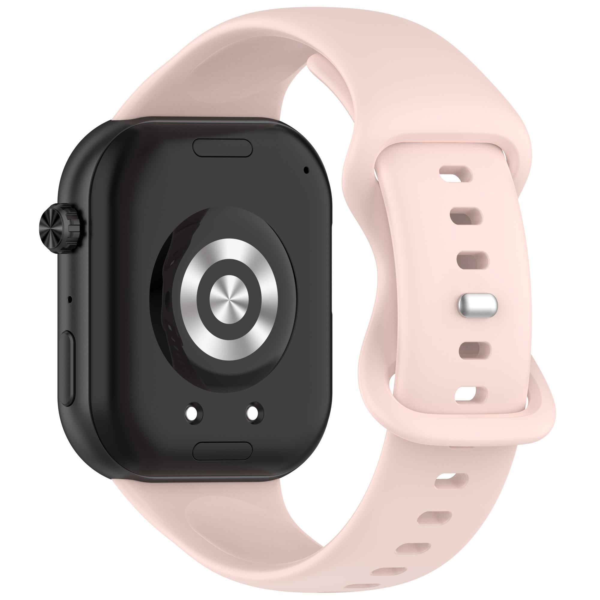 

KALEBOL For Honor Choice ROSSINI 2i Watch Strap Adjustable Silicone Breathable Wrist Band Pink