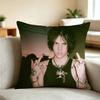 G-Grim Cemetery Sematary Musician Pillow Case Square Double-Sided Sofa Cushion Cover Bedroom Bedside Pillow