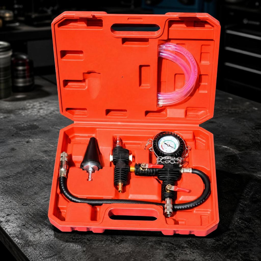 Coolant Replacement Tool Transparent Vacuum Filler with Carrying