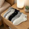 Breathable Kawaii Shallow Socks Stripe Bow Boat Socks Korean Style Short Tube Socks  Warm