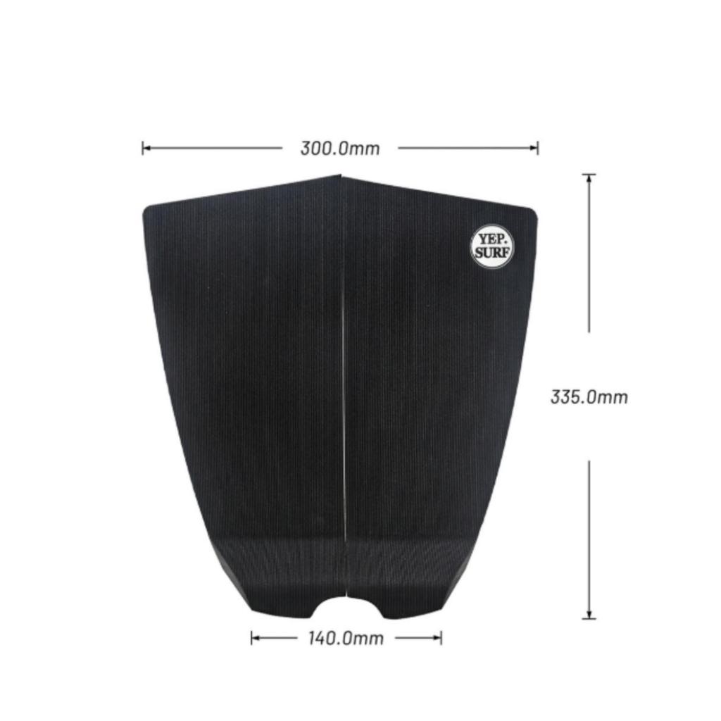 2 Pieces Surfboard Grip Pad Water-Resistant Board Accessory Waterproof