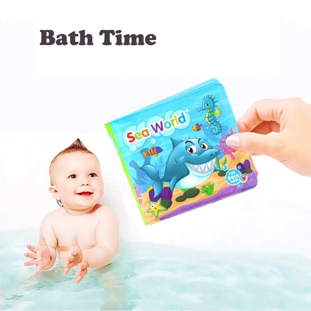 Bath Books Baby Education Toy Intelligence Development EVA Floating Cognize Book