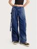 Women's High-Waist Retro Wide-Leg Jeans - Autumn Street Style