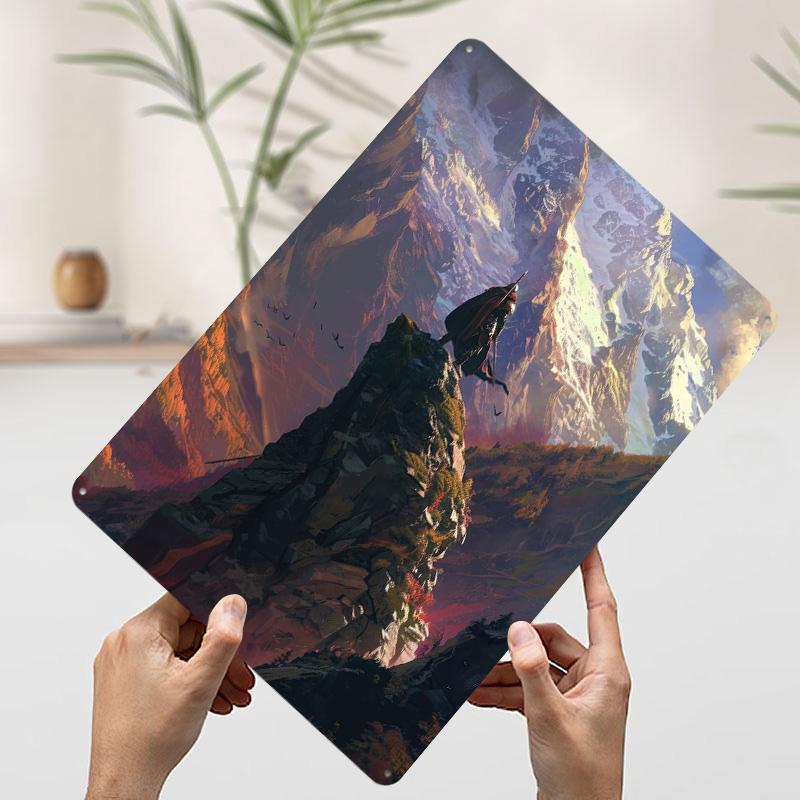 

Highland Watcher Metal Poster Customized Wall Art Retro Vintage Tinplate Signs for Decoration Bedroom Decorations House Decor 7.9x11.8In(20x30cm)
