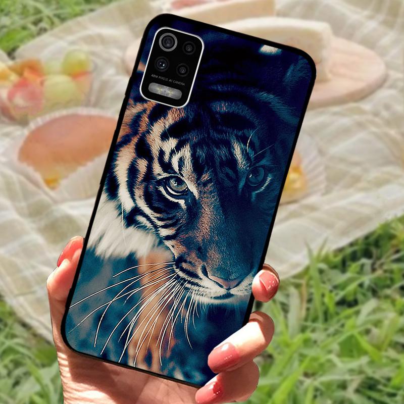 For LG K52 Q52 K62 4G Case Silicone Soft TPU Black Bumper Cover For LG K62+ Coque K62 Plus 4G Fashion Phone Protective Fundas