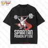 Spartan PowerliftingWorkoutGymLifting PowerliftingBodybuilding Vintage Oversized TShirt V