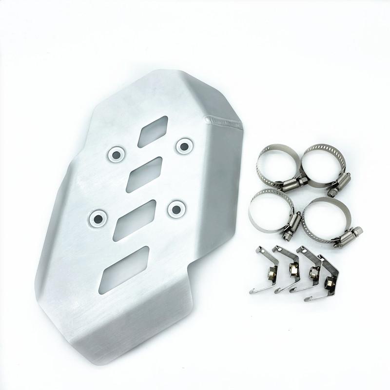 Cubierta protectora frontal del tubo de escape de aleación de aluminio para motocicleta Yamaha Tenere 700 XTZ 700 Tenere700 XT 700