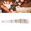 Equal Distance Measuring Ruler Stainless Steel Equidistant Ruler Equal Space Divider Leather Belt