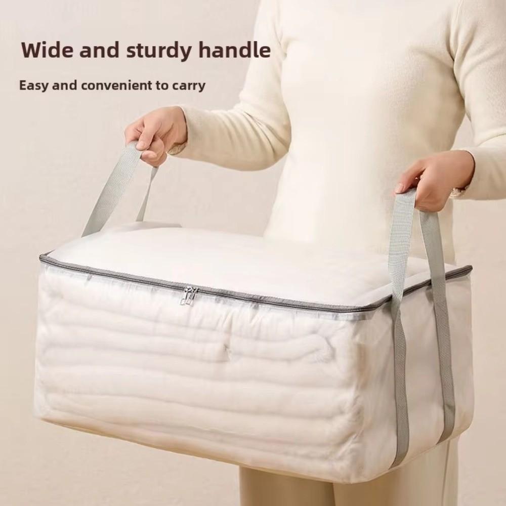 Transparent Blanket Storage Bag Large Capacity Moving Storage Bag Clothing Storage Bag  Household