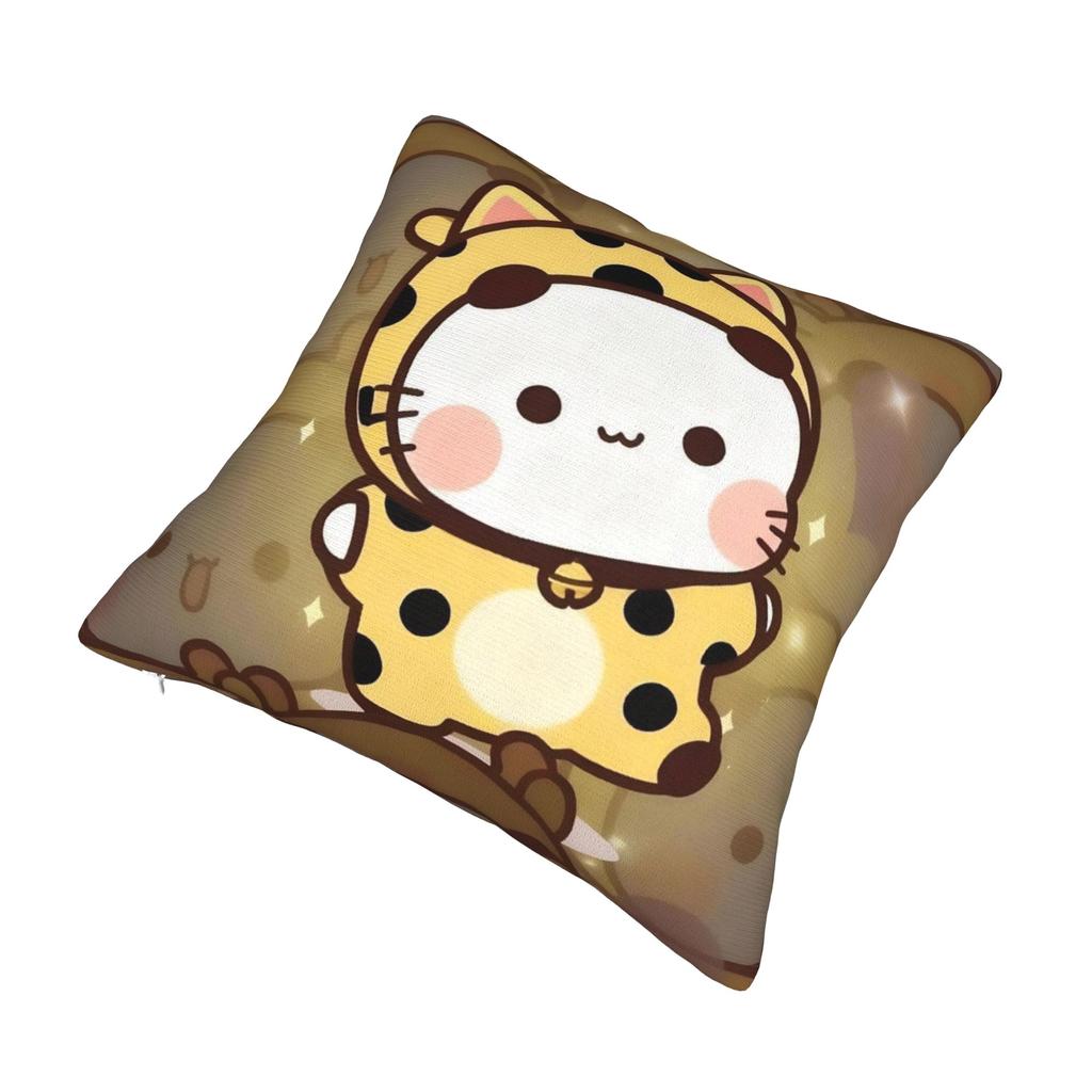 Cartoon Panda Bubu Dudu Pillowcase Printing Polyester Cushion Cover Decorative Throw Pillow Case Cover Home Zipper 40X40Cm