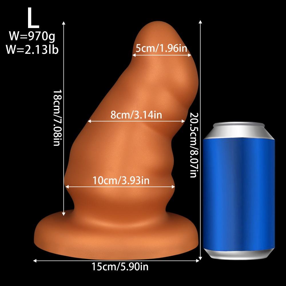Liquid Silicone Anal Plug Soft Dildo for Men Women Adult Toys