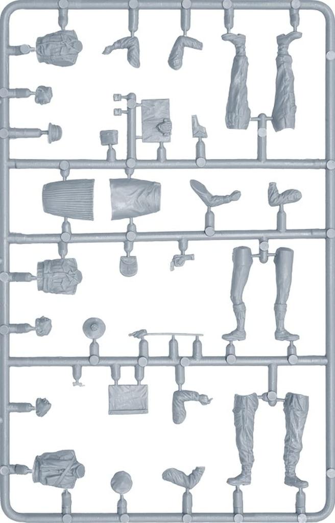 MiniArt British Officers Plastic Model 1/35 (5-Piece Set)