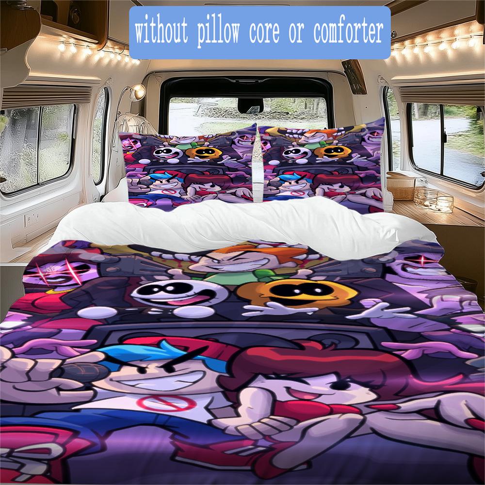 JUMBO Pattern Bedding,Quilt Set Quilt Cover Pillowcase Home Birthday Gift (1*duvet cover+2*pillowcase,without core)ZSJT0917055