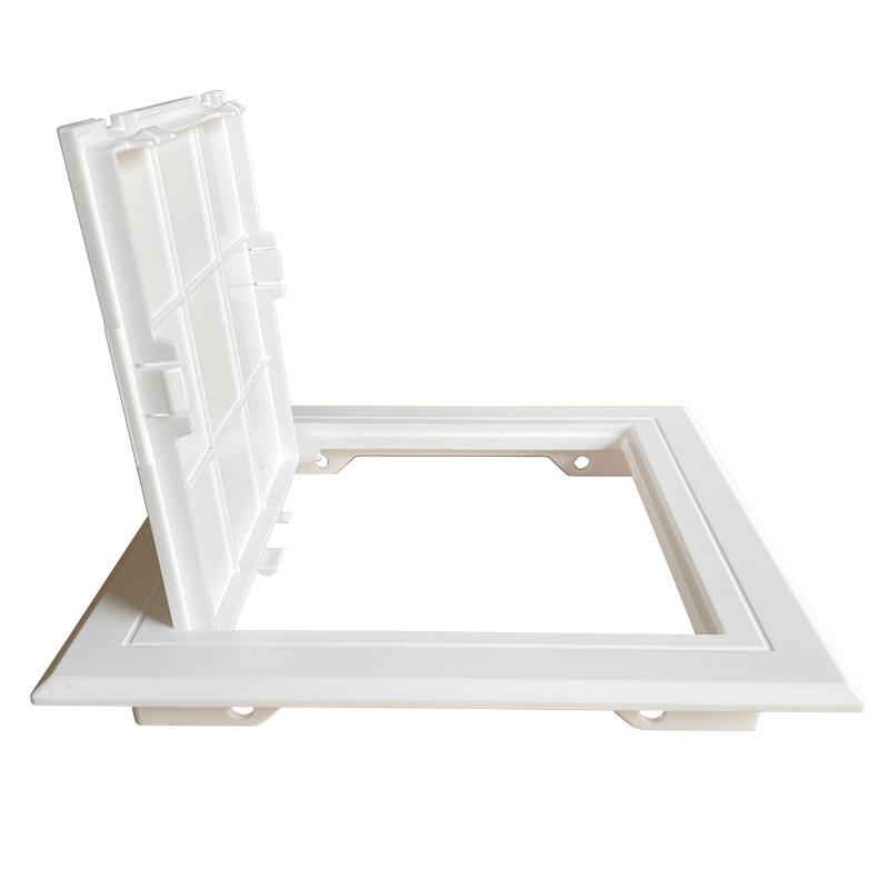 1Pc Access Panel Inspection Hole Pvc Access Doors Wall Ceiling White Hatch Cover Universal Plastic Push-Type Inspection Port