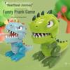 Interactive T-Rex Prank Toy with Music & Lights – Fun Parent-Child Party Game