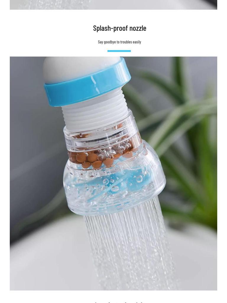Newcomer Discount: Splash-Proof Faucet Extension and Water Purifier Filter for Kitchen