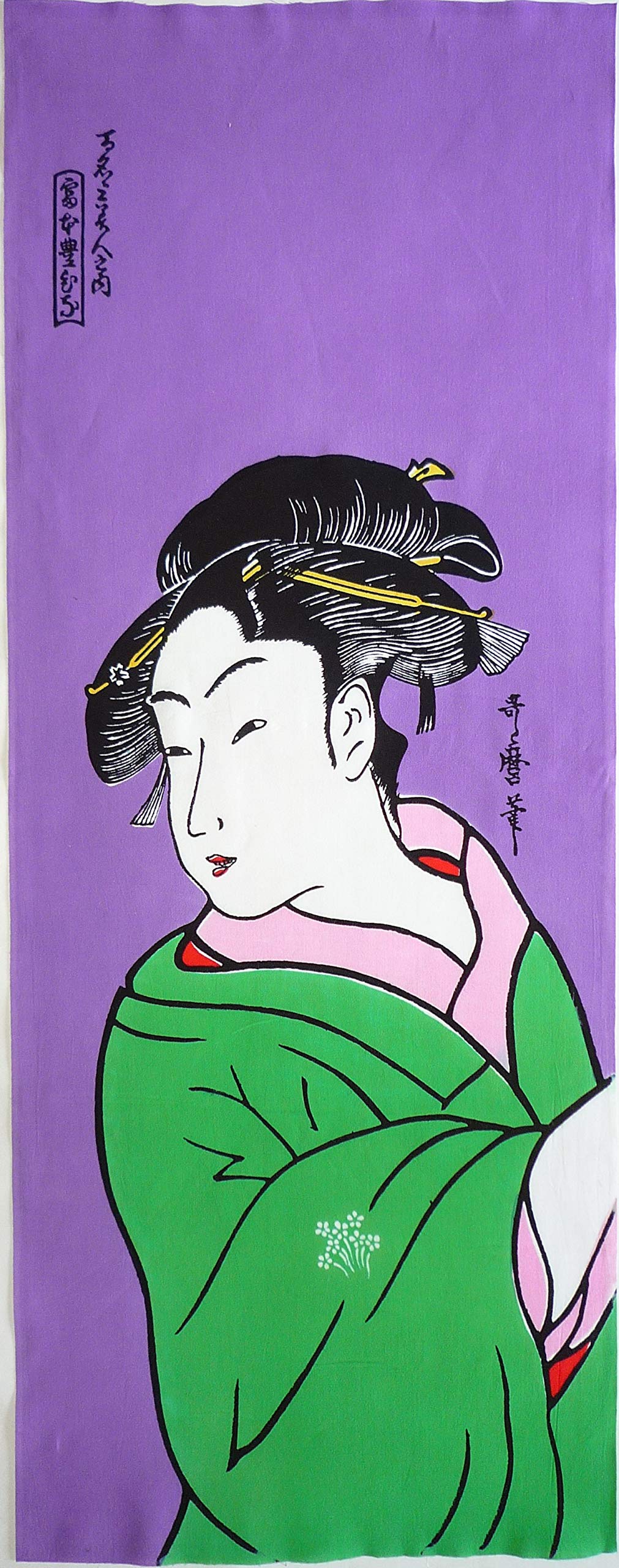 

Todaya Shoten Tenugui Tomimoto Toyo Hina Dolls 300 Niwaen-zome