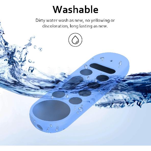 Remote Case for Google TV Streamer 4K 2024 Protective Control Cover Silicone (Blue)