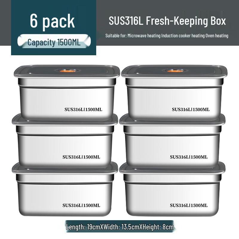 

316 Stainless Steel Food Storage Container