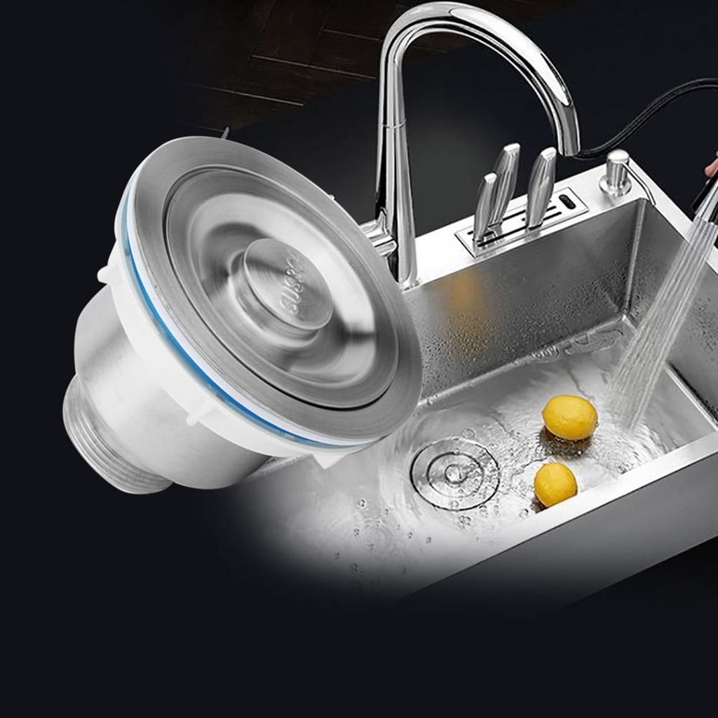 Stainless Steel Kitchen Sink Drainer Wire Drain Filter Sewer Accessories