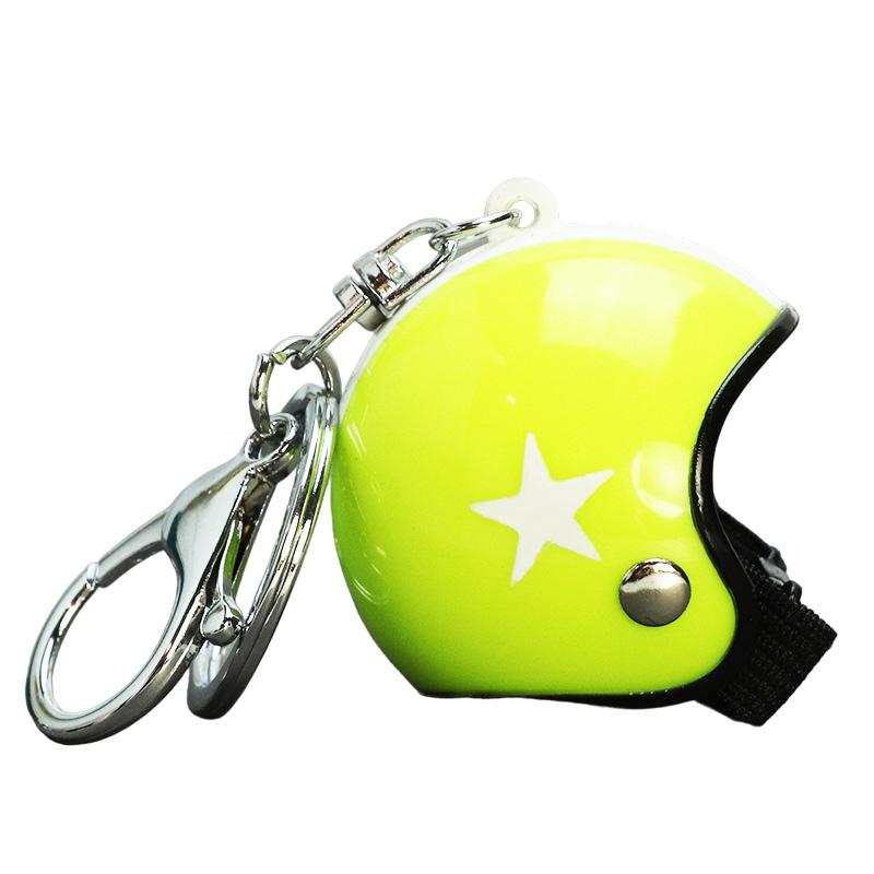 Motorcycle Helmets Hat Keychain Creative Safety Helmet Keyring Bag Pendant Car Key Holder Accessories Novel Gifts
