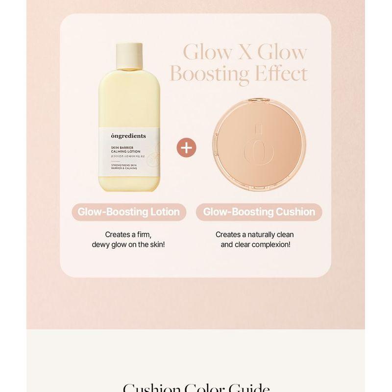 Ongredients Skin Barrier Glow Cover Cushion - 10 Colors