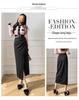 High Waist Irregular A-line Woolen Skirt - Autumn/Winter 2025