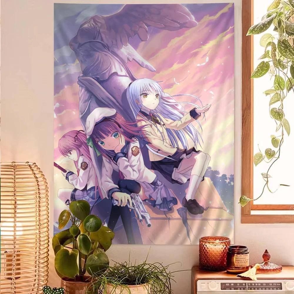 Angel Beats Kanade Japanese Anime Tapestry Dormitory Japanese Tapestry Home Dormitory Tapestry