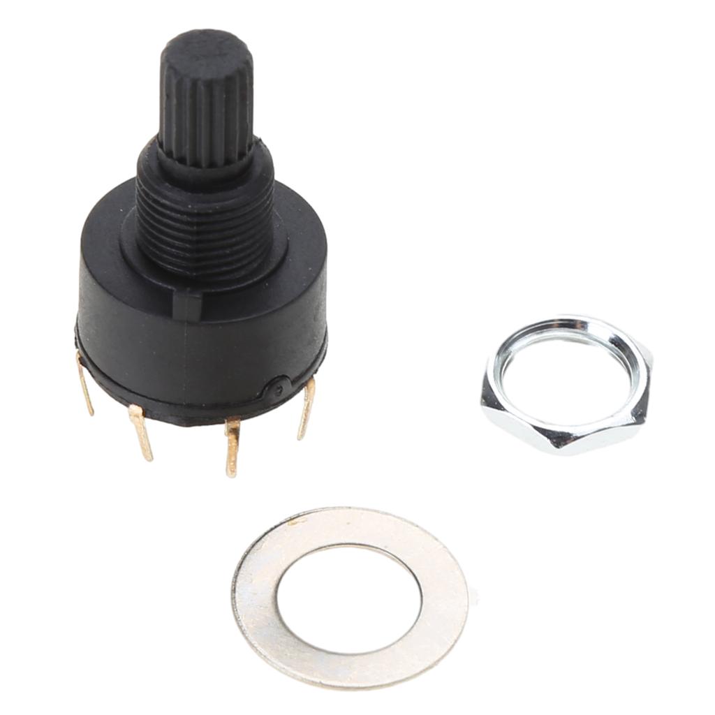 SR16 Series Plastic 16MM Rotary Switches 2 Pole 3 4 Position 1 Pole 5 6 8 Position 15MM Flower Axis Band Switches