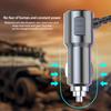 7-in-1 Car Charger Splitter with 4 Sockets and USB/PD Ports, 12–24V Fast Charging Adapter with Safety Fuse and Long Cable