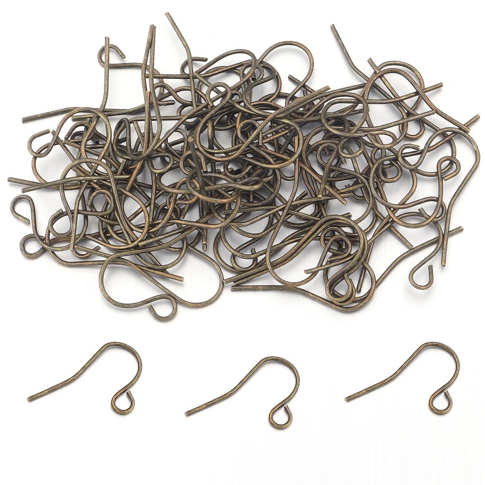 50-200Pcs Stainless Steel Earrings Clasps Hooks Hypoallergenic Ear Hook Earring Fish Hooks For Handmade Jewelry Earwire Findings