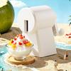 Portable Hand-Cranked Shaved Ice Machine Labor Saving with Ice Box Ice Crusher Plastic Manual Ice Maker Summer Treats