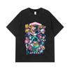 275 GSM Washed T-shirts 100% Cotton My Hero Academia V6 Print Unisex Heavy Cotton T Shirt