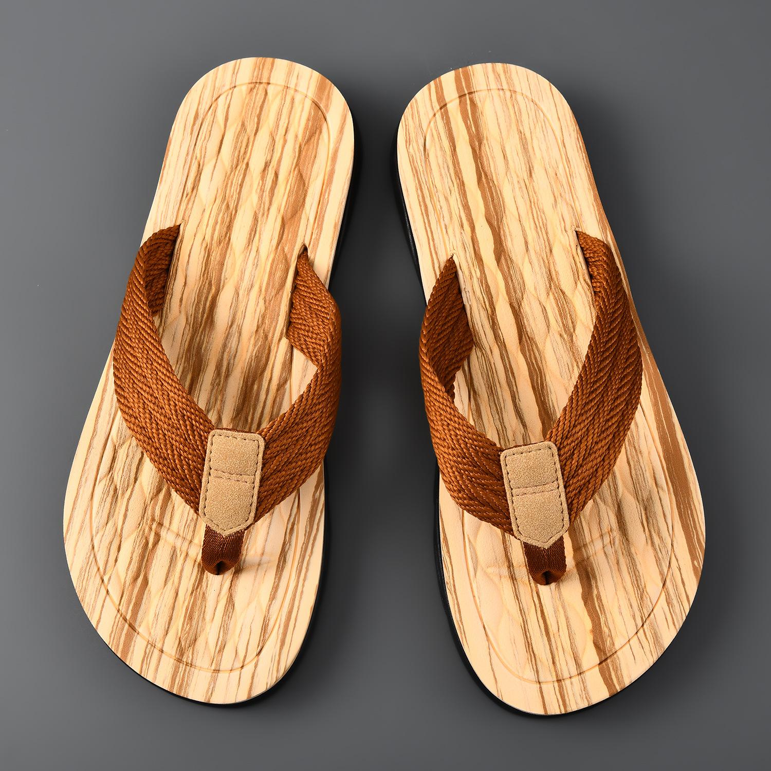 

Новые тапочки шлепанцы на толстой подошве мужские нескользящие и износостойкие, легкие и удобные повседневные с мягкой подошвой для улицы мужские тапочки 44 верблюд