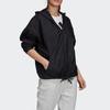 Adidas Loose Fit Sports Hoodie Jacket Women Jackets Black FL1835